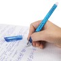 Ручка стираемая гелевая STAFF College EGP-101 СИНЯЯ хромированные детали узел 0 5 мм линия письма 0 35 мм 142494