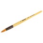 Кисть ПИФАГОР СИНТЕТИКА круглая № 9 деревянная лакированная ручка с колпачком пакет с подвесом 200849