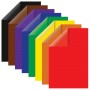 Цветная бумага А4 2-сторонняя мелованная глянцевая 16 листов 8 цветов на скобе BRAUBERG 200х280 мм Подсолнухи 129783