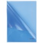 Папка-уголок жесткая BRAUBERG синяя 0 15 мм 221642