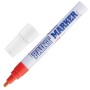 Маркер-краска лаковый paint marker MUNHWA 4 мм КРАСНЫЙ нитро-основа алюминиевый корпус PM-03
