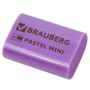 Ластик BRAUBERG Pastel Mini 27х18х10 мм ассорти пастельных цветов экологичный ПВХ 229581