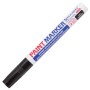 Маркер-краска лаковый paint marker 4 мм ЧЕРНЫЙ НИТРО-ОСНОВА алюминиевый корпус BRAUBERG PROFESSIONAL PLUS 151445