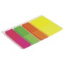 Закладки клейкие BRAUBERG НЕОНОВЫЕ пластиковые 3 цвета х 45х12 мм + 1 цвет х 45х26 мм по 25 листов 126698