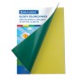 Цветная бумага А4 мелованная глянцевая 40 листов 8 цветов на скобе BRAUBERG 200х280 мм 128004