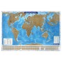 Политическая скретч-карта мира Путешествия 86х60 см 1:37 5М в тубусе BRAUBERG 112391