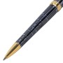 Ручка подарочная шариковая GALANT TRAFORO корпус синий детали золотистые узел 0 7 мм синяя 143512