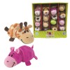 1toy плюш.Вывернушка 12 см 2в1 Жираф-Бегемот,пакет