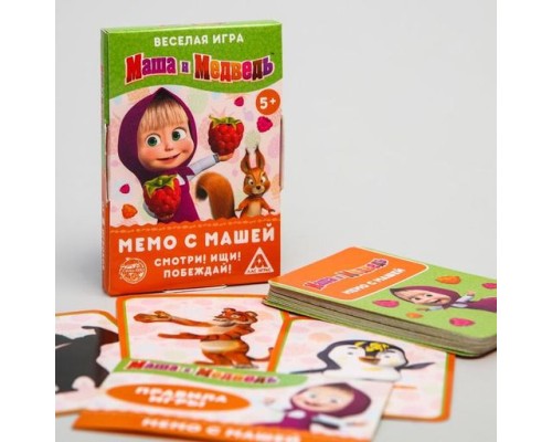 Игра развивающая "Мемори с Машей" Маша и Медведь 2583127
