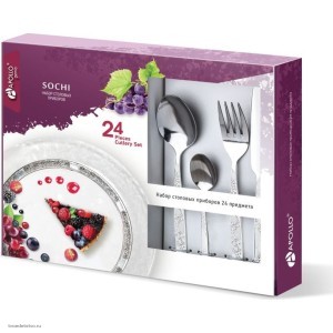 Набор столовых приборов APOLLO genio Sochi 24 пр