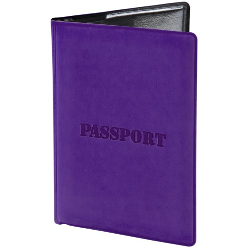 Обложка для паспорта PASSPORT фиолетовая STAFF
