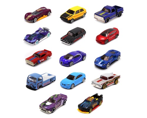 Машинки die-cast фиолетовый с зубами масштаб 1:64, FT072657812-17