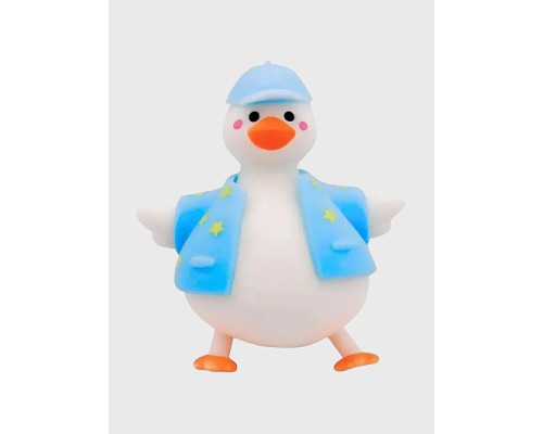 Фигурка антистресс Goose friends Белая утка Петра 9см