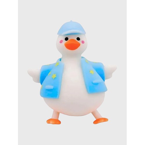 Фигурка антистресс Goose friends Белая утка Петра 9см