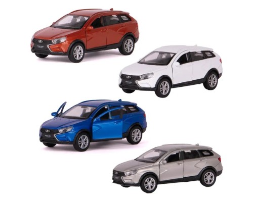 43763 Модель машины LADA VESTA SW CROSS, 1:34-39 Welly