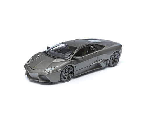 Машинка die-cast Lamborghini Reventon, 1:18, серая, открывающиеся двери, 1/4