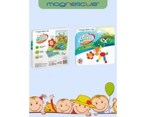 Обучающая магнитная игра-мозаика от Magneticus Ферма на английском языке