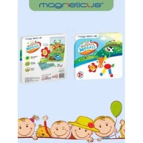 Обучающая магнитная игра-мозаика от Magneticus Ферма на английском языке 