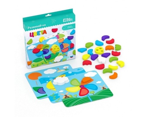 Развивающая игра с карточками, El`BascoToys, Развивай-ка "Цвета"
