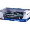 Машинка die-cast 1967 Ford Mustang Fastback, 1:18,  тёмно-зеленая, открывающиеся двери, 1/4