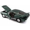 Машинка die-cast 1967 Ford Mustang Fastback, 1:18,  тёмно-зеленая, открывающиеся двери, 1/4