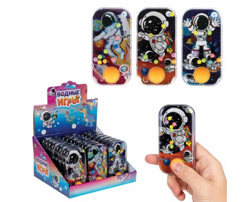 Игра с водой забрось мячики в космос, 3 вида в асс-те, 1TOY