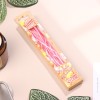 Свечи для торта витые "Серпантин" 6  шт, коктейльные, розовый блик   7597550