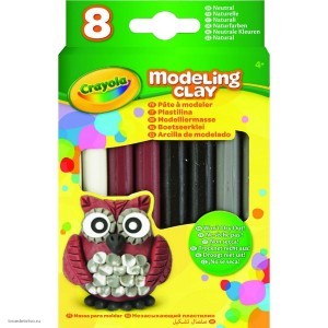 Незасыхающий пластилин Натуральный 8 цв Незасыхающий пластилин Натуральный 8 цв