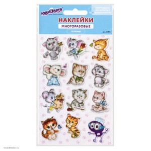 Наклейки гелевые Кошки-мышки