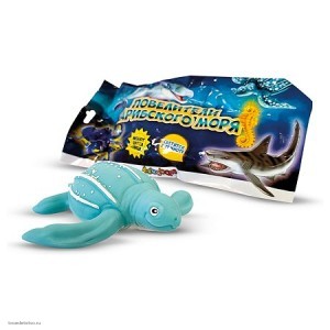 Фигурки-тянучки животных ВЛАСТЕЛИНЫ КАРИБСКОГО МОРЯ в ассорт