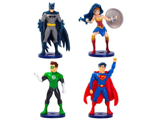 Игрушка-топпер на карандаш 7,5 см, 12 видов Лига Справедливости  JLA2005