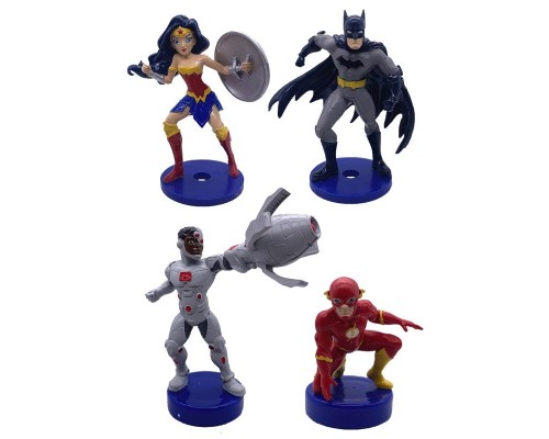 Фигурка Штампик 7,5 см, 12 видов Лига Справедливости JLA5005
