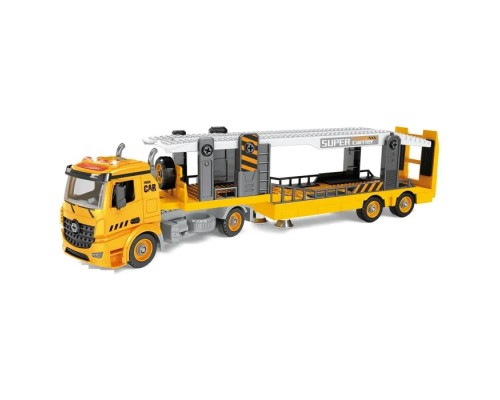 Транспортер-конструктор фрикционный свет звук 59,5см Funky toys FT61161