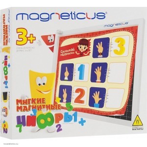 Игровой набор Мягкие магнитные ЦИФРЫ Magneticus Игровой набор Мягкие магнитные ЦИФРЫ Magneticus