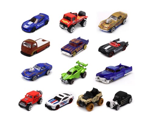 Машинки die-cast синяя серия, в коллекции 32 вида, масштаб 1:64, 2/576