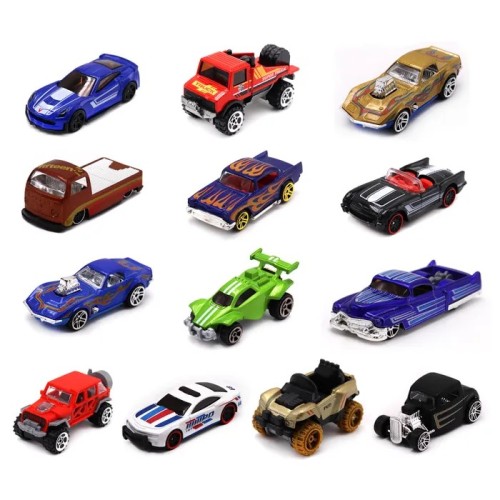 Машинки die-cast синяя серия в коллекции 32 вида