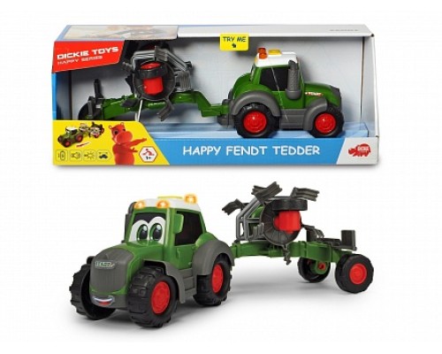 Трактор Happy Fendt с ворошилкой для сена 3815002 Dickie Toys