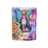 Шарнирная кукла  Winx Club "Magic reveal" Флора с крыльями 3 шт., 24 см, 1/12