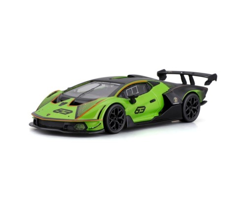 Гоночная машинка die-cast Lamborghini Essenza SCV12, 1:32, зеленая, 1/12