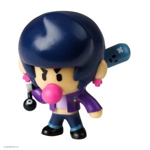 БИБИ, Коллекционная фигурка Brawl Stars, 1 шт. в коробке с окном, 24 в ассорт., 1/24 БИБИ, Коллекционная фигурка Brawl Stars, 1 шт. в коробке с окном, 24 в ассорт., 1/24