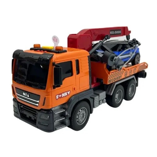 Инерционная машинка эвакуатор автовоз Городская техника Funky Toys