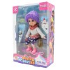 Шарнирная кукла Тесса 15 см на сноуборде, Funky toys 