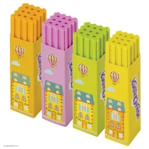 Ластик ЮНЛАНДИЯ Башенки цвет в ассорт Ластик ЮНЛАНДИЯ Башенки цвет в ассорт