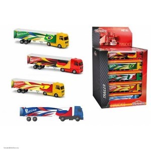 Грузовик-трейлер игрушечный с символикой ЧМ 2014 Грузовик-трейлер игрушечный с символикой ЧМ 2014