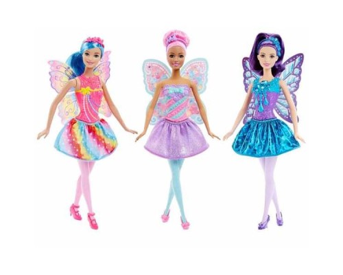 Кукла DHM50/FJC84-3 Фея Barbie с фиолетовыми волосами и бирюзовой юбкой