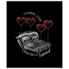 Тетрадь А5, 48 л., ПЗБМ, скоба, клетка, Soft Touch, фольга, конгрев, лак, "Вечная любовь" (5 видов),