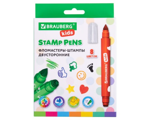 Фломастеры-штампы двусторонние 