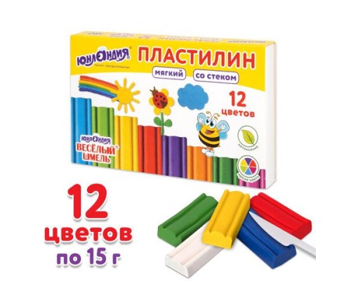 Пластилин мягкий ЮНЛАНДИЯ 