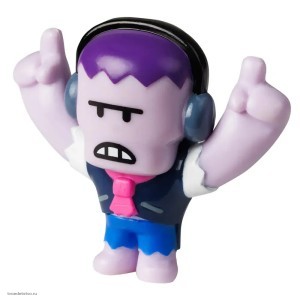 ФРЕНК. Коллекционная фигурка Brawl Stars, 1 шт. в коробке с окном, 24 в ассорт., 1/24 ФРЕНК. Коллекционная фигурка Brawl Stars, 1 шт. в коробке с окном, 24 в ассорт., 1/24