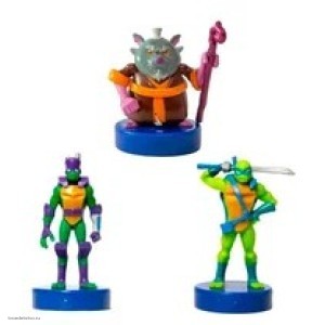 Штампик «Черепашки-ниндзя» 7 см, 12 в., 3 шт./блистер Донателло, Леонардо, Сплинтер Штампик «Черепашки-ниндзя» 7 см, 12 в., 3 шт./блистер Донателло, Леонардо, Сплинтер